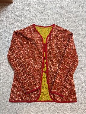 Vintage 70s Quilted Floral Jacket